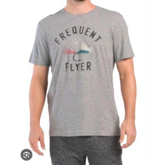 Life Is Good Other - Life Is Good “Frequent Flyer” T-Shirt Mens XL Heather Grey EUC